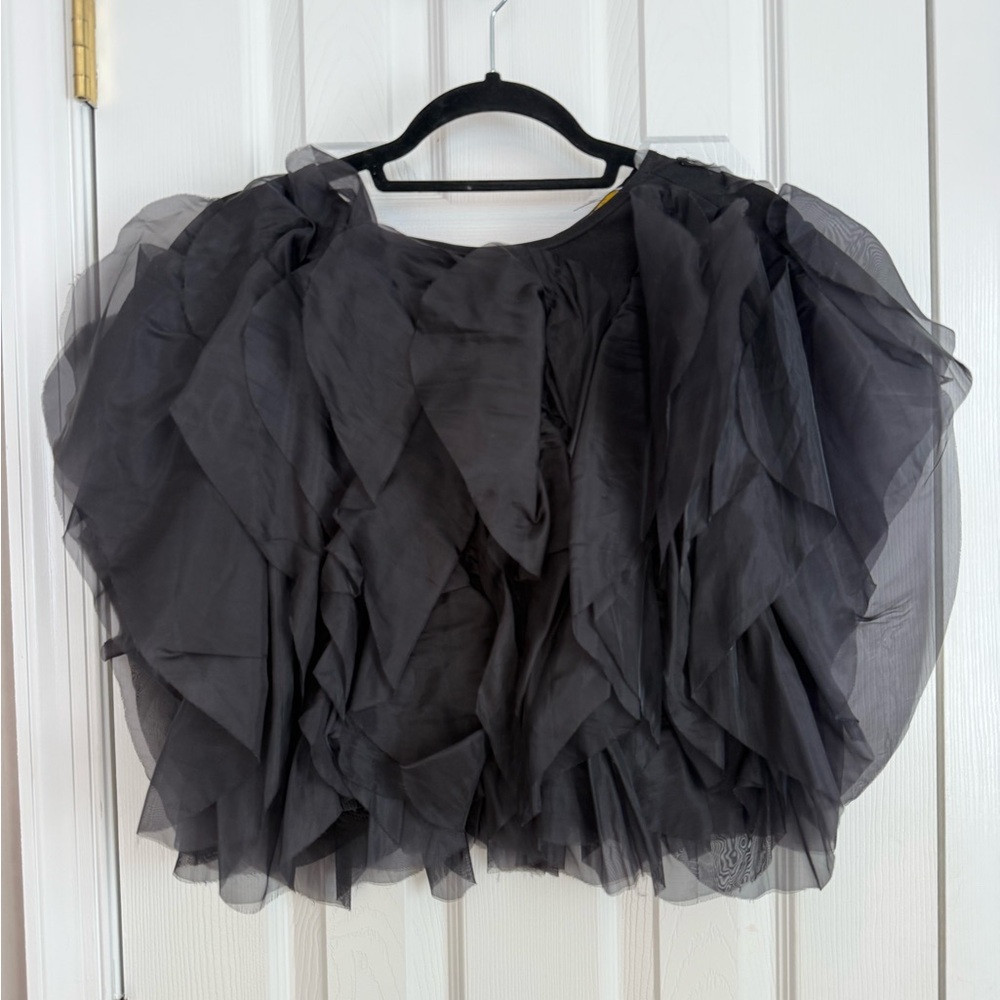 Chic Sheer Black Blouse